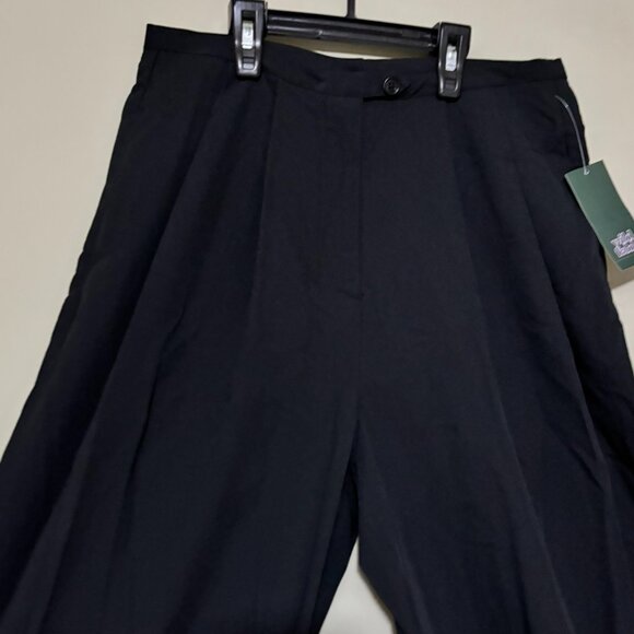 Wild Fable Black Wide-Leg Trousers High Waist Pleated Dress Pants – Size Small - Picture 4 of 6